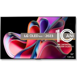 Reducere  Televizor LG OLED evo 55G33LA, 139 cm, Smart, 4K Ultra HD, 100Hz, Clasa G (Model 2023)