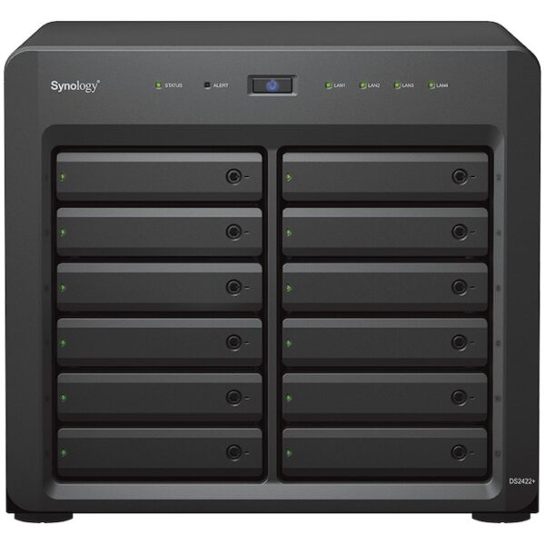 Reducere  Network Attached Storage Synology DiskStation DS2422+ cu procesor AMD Ryzen V1500B 2.2GHz, 12-Bay, 4GB DDR4