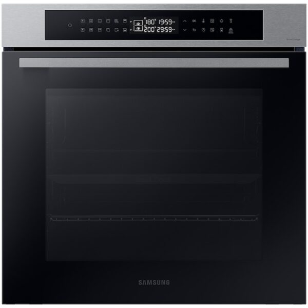 Reducere  Cuptor incorporabil Samsung NV7B4245VAS/U2, Electric, 76 l, Autocuratare catalitica, Dual Cook, Display touch, Air sous vide, SmartThings Cooking, Clasa A+, Negru/Inox