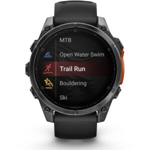 Reducere  Smartwatch Garmin fenix 8, 47mm, AMOLED, Slate Gray, Black Silicone Band