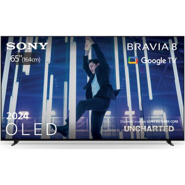 Reducere  Televizor Sony BRAVIA 8 OLED 65XR80, 164 cm, Smart Google TV, 4K Ultra HD, 100 Hz, Clasa E (Model 2024)