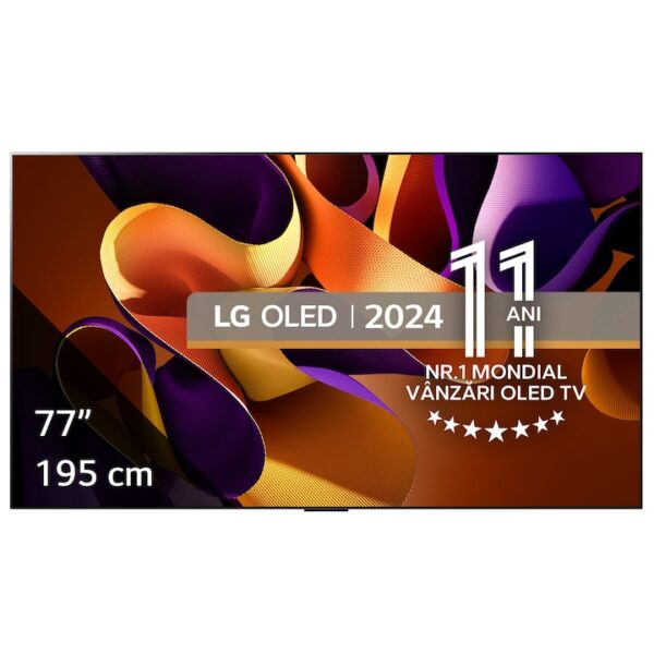 Reducere  Televizor LG OLED evo OLED77G42LW, 195 cm, Smart, 4K Ultra HD, 100 Hz, Clasa F (Model 2024)