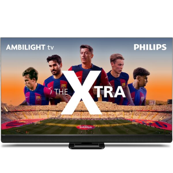 Reducere  Televizor Philips AMBILIGHT tv MiniLED 55PML9308, 139 cm, Smart TV, 4K Ultra HD, 100hz, Clasa G (Model 2023)