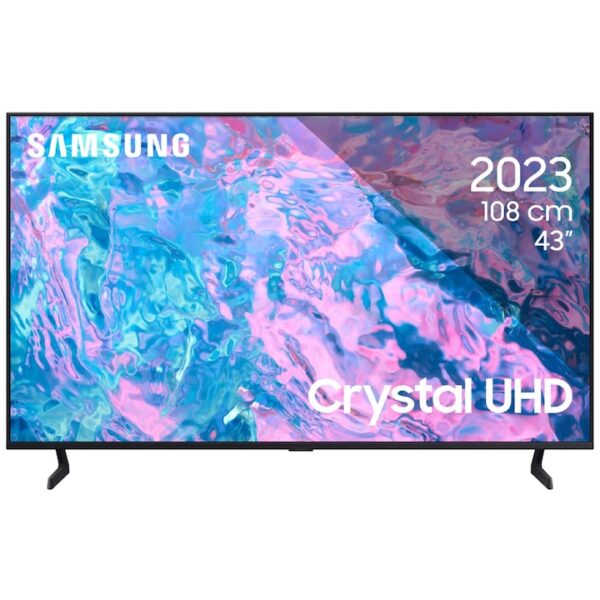 Reducere  Televizor Samsung LED 43CU7092, 108 cm, Smart, 4K Ultra HD, Clasa G