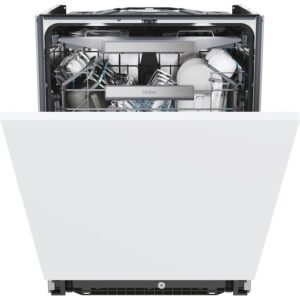 Reducere  Masina de spalat vase incorporabila Haier I-Pro Shine Series 4 XS 6B1M3PB, 16 seturi, 10 programe, Clasa B, Motor Inverter, Wi-Fi, AI program, H-arm spray, Maxi Tub, Automatic open door, Aqua Stop, Lumina interna, Sliding door, 60 cm