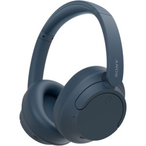 Reducere  Casti Over the Ear Sony WH-CH720NL, Noise Cancelling, Wireless, Bluetooth, Microfon, Multipoint connection, Quick Charge, Autonomie 35 ore, Albastru