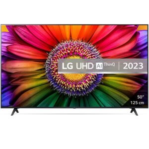 Reducere  Televizor LG LED 50UR80003LJ, 125 cm, Smart, 4K Ultra HD, Telecomanda Magic Motion, Clasa F (Model 2023)