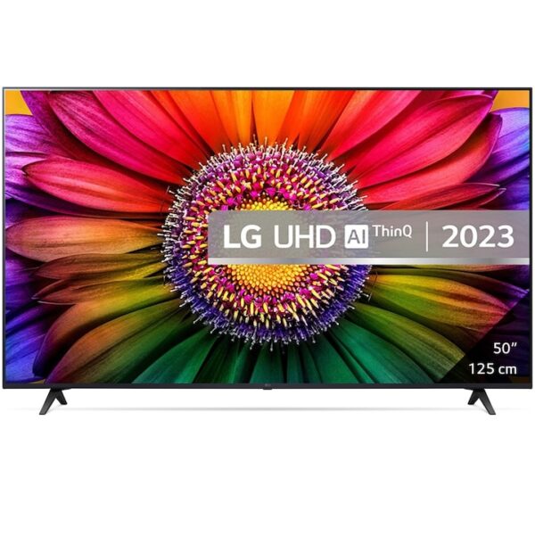 Reducere  Televizor LG LED 50UR80003LJ, 125 cm, Smart, 4K Ultra HD, Telecomanda Magic Motion, Clasa F (Model 2023)