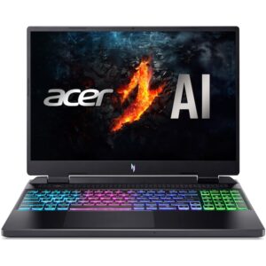 Reducere  Laptop Gaming Acer Nitro 16 AN16-42-R23P cu procesor AMD Ryzen™ 7 8845HS pana la 5.1GHz, 16″, WQXGA, IPS, 165Hz, 32GB DDR5, 1TB SSD, NVIDIA® GeForce RTX™ 4070 8GB GDDR6, No OS, Obsidian Black