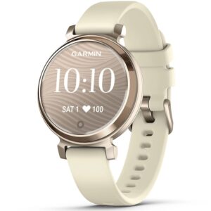 Reducere  Smartwatch Garmin Lily 2, 35mm, curea silicon, Cream Gold/Coconut