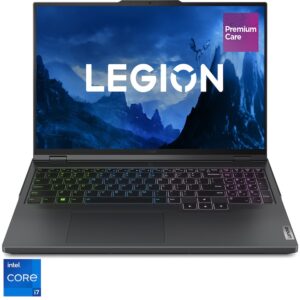 Reducere  Laptop Gaming Lenovo Legion Pro 5 16IRX9 cu procesor Intel® Core™ i7-14700HX pana la 5.5 GHz, 16″, WQXGA, 32GB, 1TB SSD, NVIDIA GeForce RTX 4060 8GB GDDR6, No OS, Onix Grey, 3y on-site, Premium Care