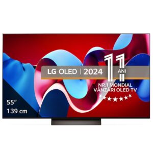 Reducere  Televizor LG OLED evo 55C41LA, 139 cm, Smart, 4K Ultra HD, 100 Hz, Clasa G (Model 2024)