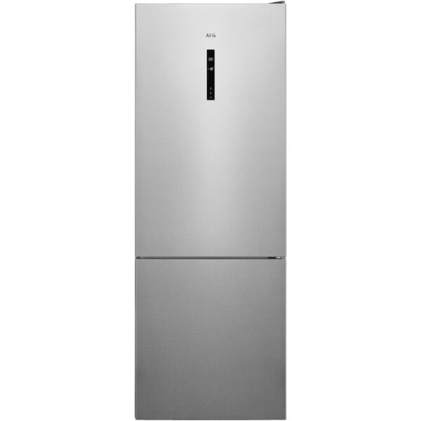 Reducere  Combina frigorifica AEG RCB646E3MX, 481 l, TwinTech No Frost, MultiSpace, MultiFlow, Control Touch, Clasa E, H 192 cm, Inox