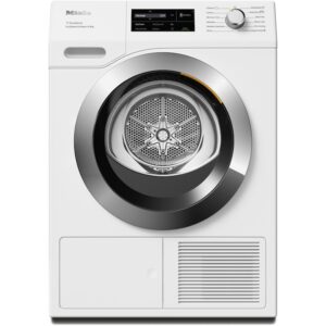 Reducere  Uscator de rufe Miele TEL795WP, Pompa de caldura, Wi-Fi, 9 kg, Clasa A+++, PerfectDry, Tehnologie EcoDry, Steam Finish, FragranceDos, Alb