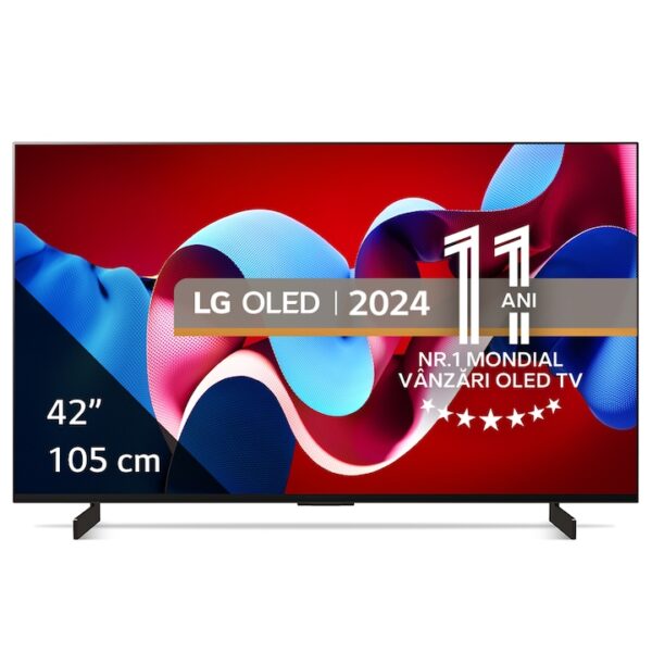 Reducere  Televizor LG OLED evo 42C41LA, 105 cm, Smart, 4K Ultra HD, 100 Hz, Clasa G (Model 2024)