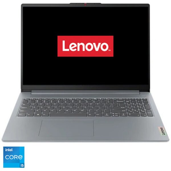 Reducere  Laptop Lenovo IdeaPad Slim 3 16IAH8 cu procesor Intel® Core™ i5-12450H pana la 4.4 GHz, 16″, WUXGA, IPS, 16GB, 1TB SSD, Intel® UHD Graphics, No OS, Arctic Grey