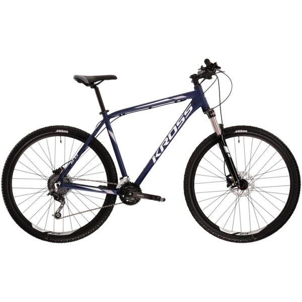 Reducere  Bicicleta KROSS Hexagon 8.0 M, 29 inch, marime S, navy white grey