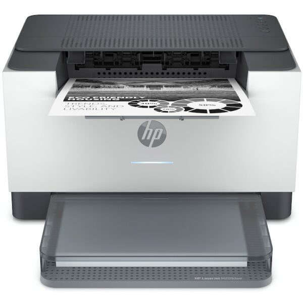 Reducere  Imprimanta laser monocrom HP LaserJet M209dwe, Retea, Wireless, Duplex, A4, , HP +, HP Instant Ink