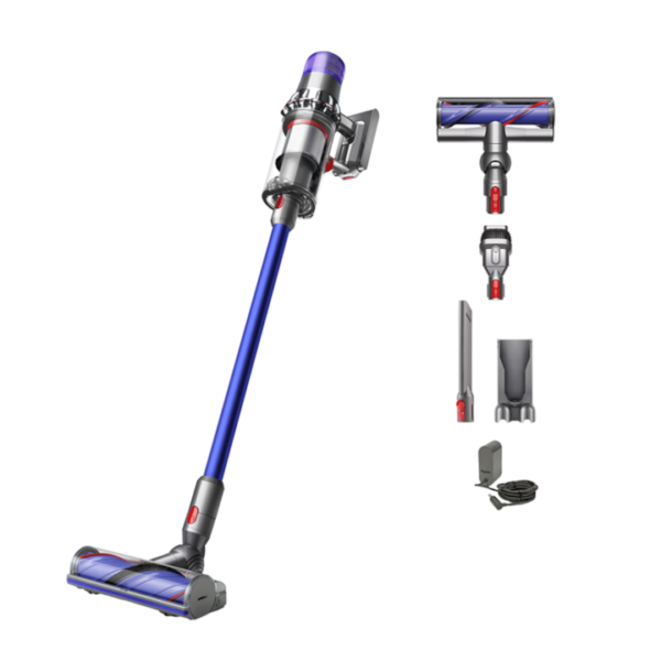 Reducere  Aspirator vertical fara fir Dyson V11 2023, 545 W, 0.76l, autonomie 60 minute, Nichel/Albastru