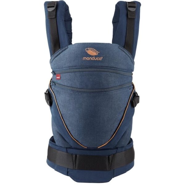 Reducere  Marsupiu Manduca XT Manduca Denim Blue Toffee, pana la 20 kg, 3 pozitii, Denim