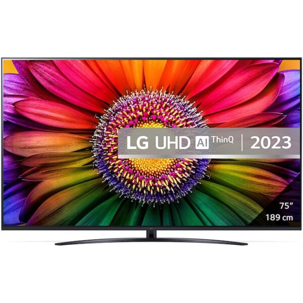 Reducere  Televizor LG LED 75UR81003LJ, 189 cm, Smart, 4K Ultra HD, Clasa F (Model 2023)