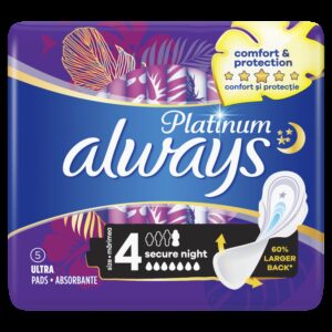 Reducere  ALWAYS PLATINUM SECURE NIGHT X 5BUC MARIMEA 4 Reducere