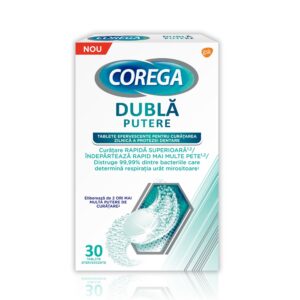 Reducere  COREGA DUBLA PUTERE 30 TABLETE EFERVESCENTE Reducere