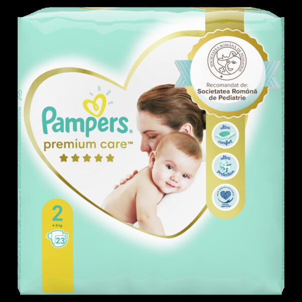 Reducere  PAMPERS PREMIUM CARE MINI SCUTECE 23 BUCATI MARIMEA 2 Reducere