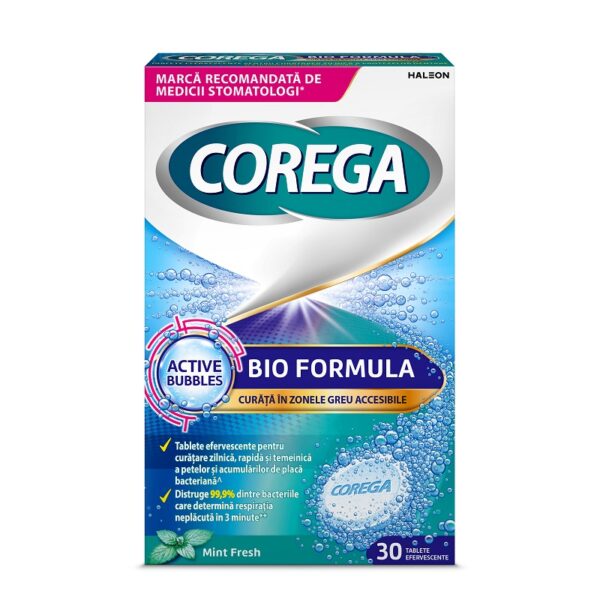 Reducere  COREGA TABS BIOFORMULA 3D 30 TABLETE Reducere