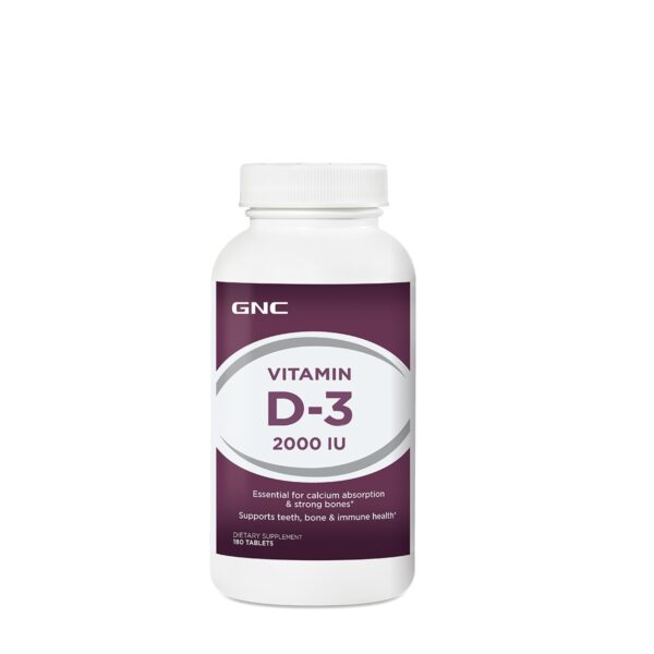 Reducere  GNC VITAMINA D-3 2000UI X 180 TABLETE Reducere