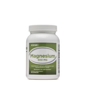 Reducere  GNC MAGNEZIU 500MG X 120 CAPSULE Reducere