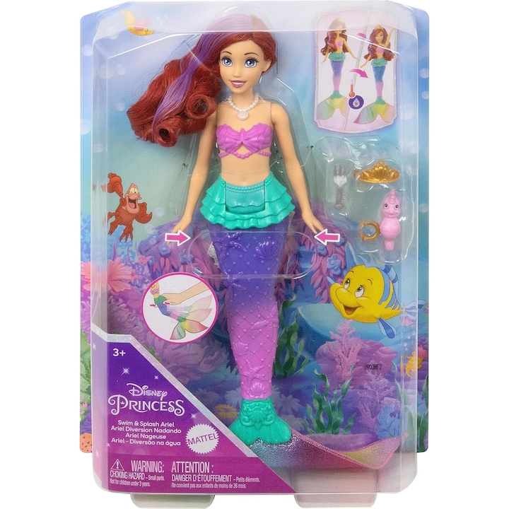 Reducere  RESIGILAT: Papusa Disney Princess Color Change – Printesa Ariel