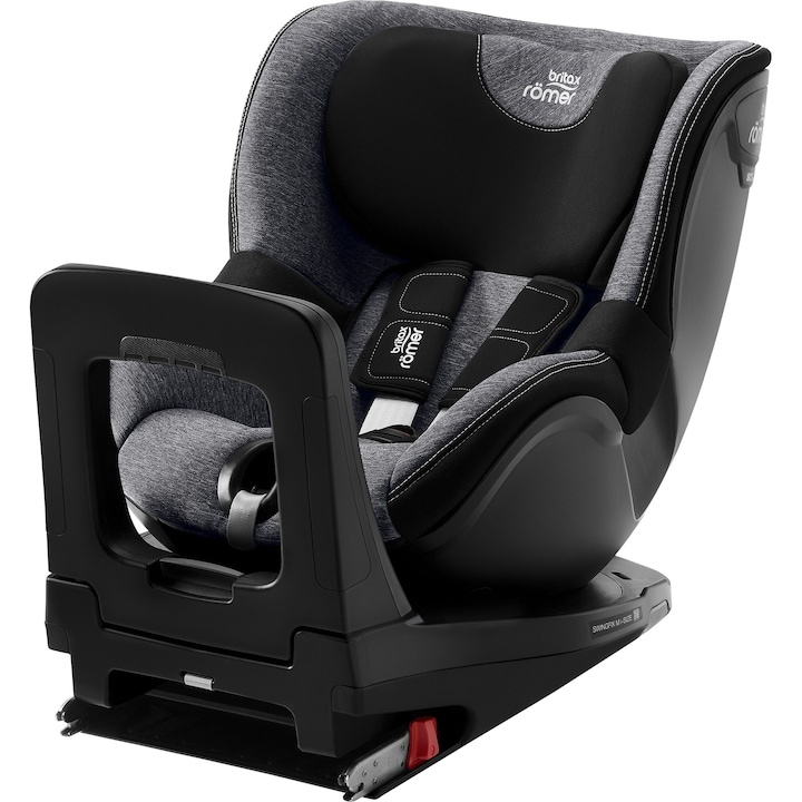 Reducere  RESIGILAT: Scaun auto ISOFIX i-Size Britax Romer Swingfix M Graphite Marble, 61-105 cm, Gri/Negru