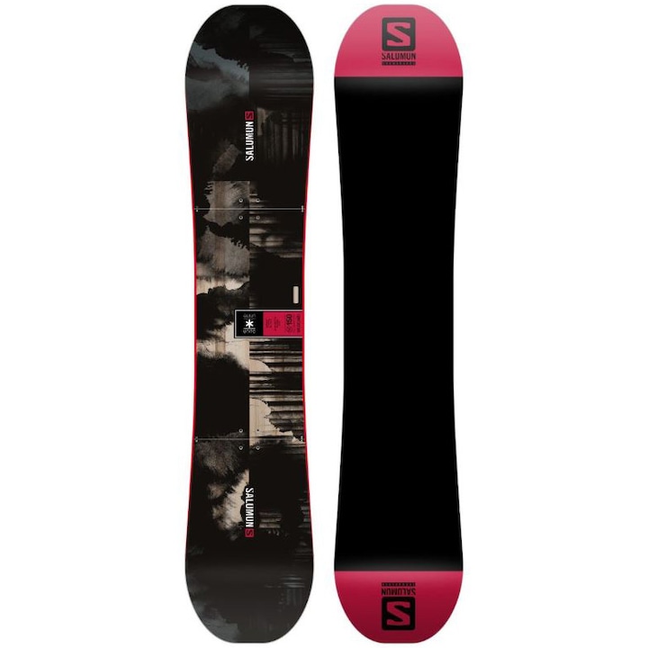 Reducere  RESIGILAT: Placa snowboard Salomon WILD CARD, Unisex, 150cm, negru/multi