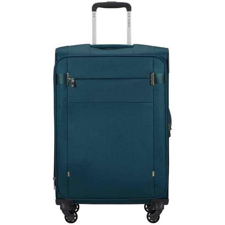 Reducere  RESIGILAT: Troler cabina Samsonite Citybeat Spinner, 55x40x20 cm, 42 litri, albastru