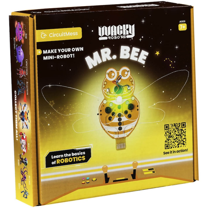 Reducere  RESIGILAT: Kit robotica STEM Wacky Robots – Mr. Bee