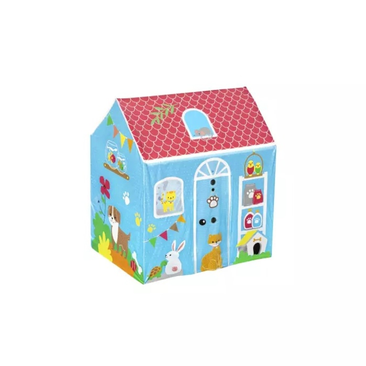 Reducere  RESIGILAT: Cort de joaca Bestway, Purrfect Pets Playhouse, 102 x 76 x 114 cm