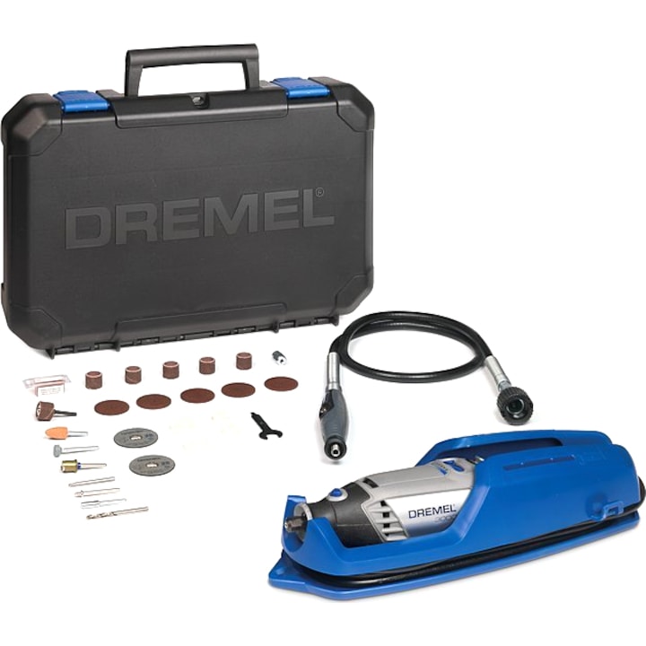 Reducere  RESIGILAT: Unealta multifunctionala Dremel F0133000JS, 130 W, 33000 RPM + 25 accesorii