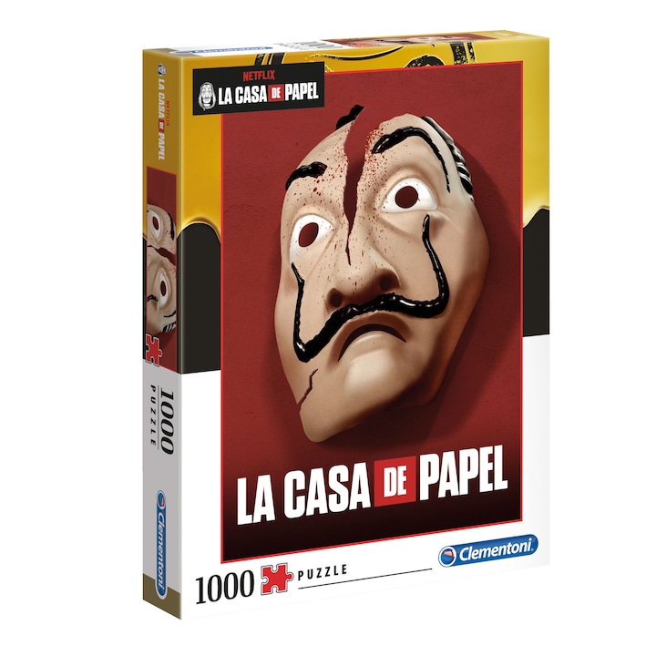 Reducere  RESIGILAT: Puzzle Clementoni – La Casa De Papel, 1000 piese