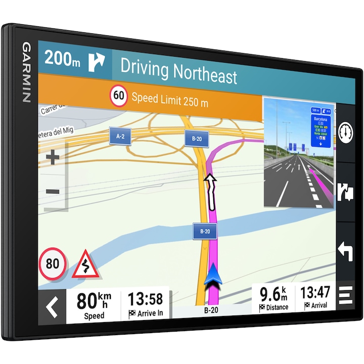 Reducere  RESIGILAT: Sistem de navigatie Garmin DriveSmart 86 EU MT-D with Amazon Alexa, GPS , Dual-orientation display ,ecran 8″, Wi-Fi, Bluetooth, Live traffic via digital traffic