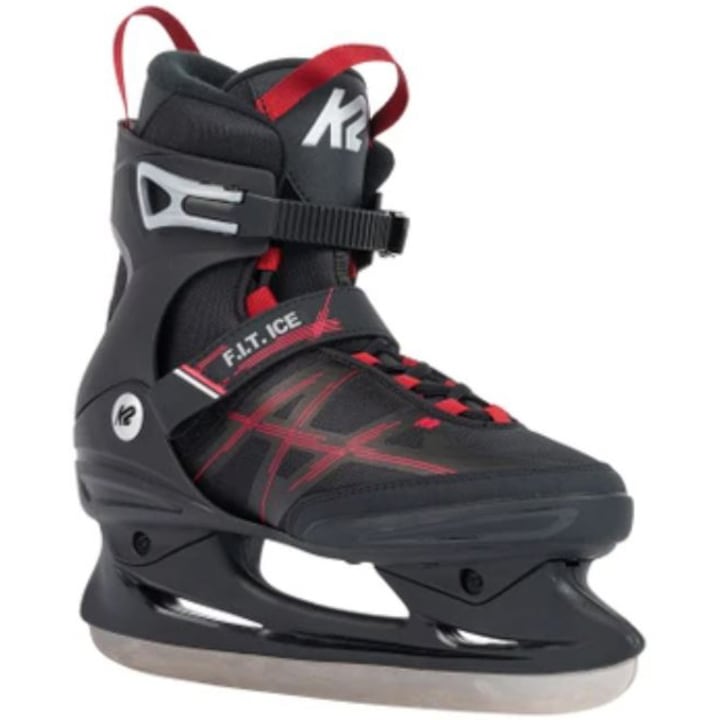 Reducere  RESIGILAT: Patine gheata K2 F.I.T. ICE, barbati, marime 41.5,negru/rosu