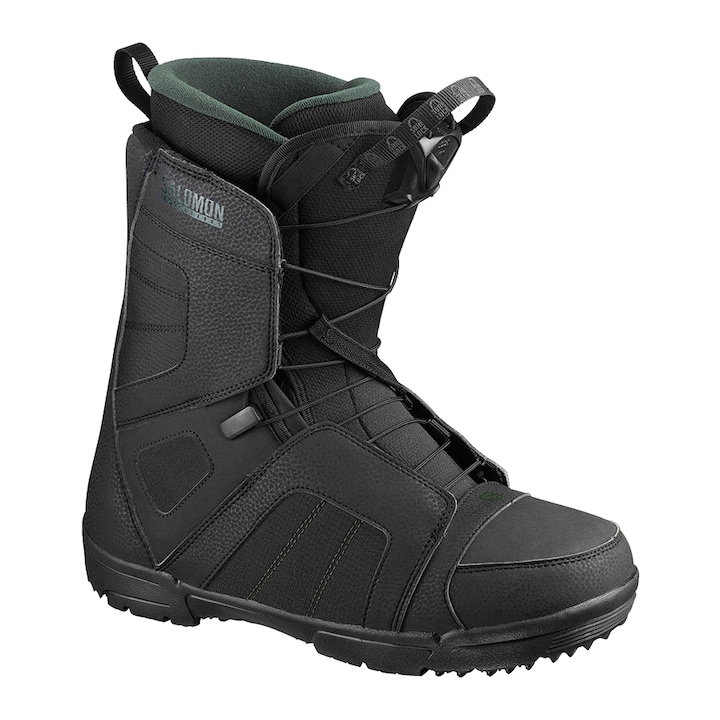 Reducere  RESIGILAT: Ghete snowboard Salomon Titan, Negru, Negru, 24.5