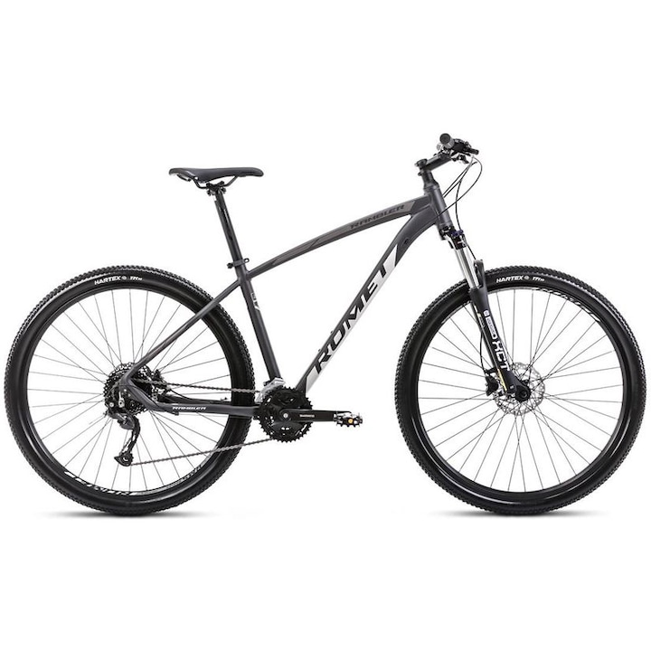 Reducere  RESIGILAT: Bicicleta MTB Romet Rambler R9.4 29″, marime M, grafit/alb