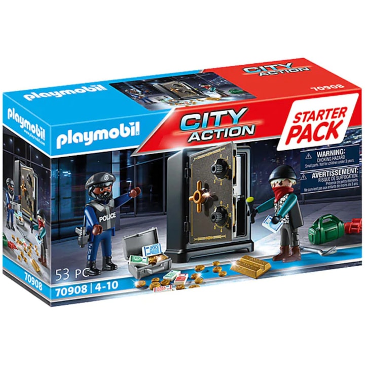 Reducere  RESIGILAT: Playmobil City Action – Jaf la banca