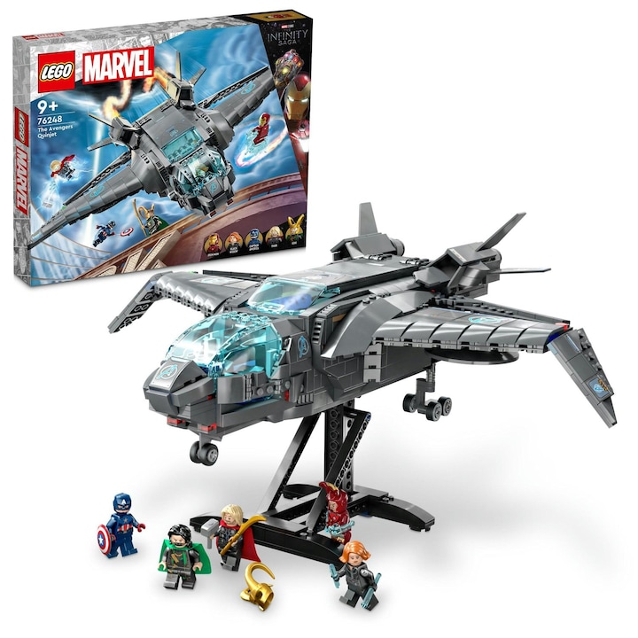 Reducere  RESIGILAT: LEGO® Marvel – Quinjetul Razbunatorilor 76248, 795 piese