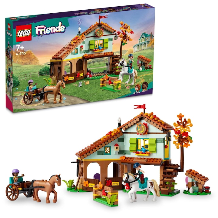 Reducere  RESIGILAT: LEGO® Friends – Grajdul pentru cai al lui Autumn 41745, 545 piese