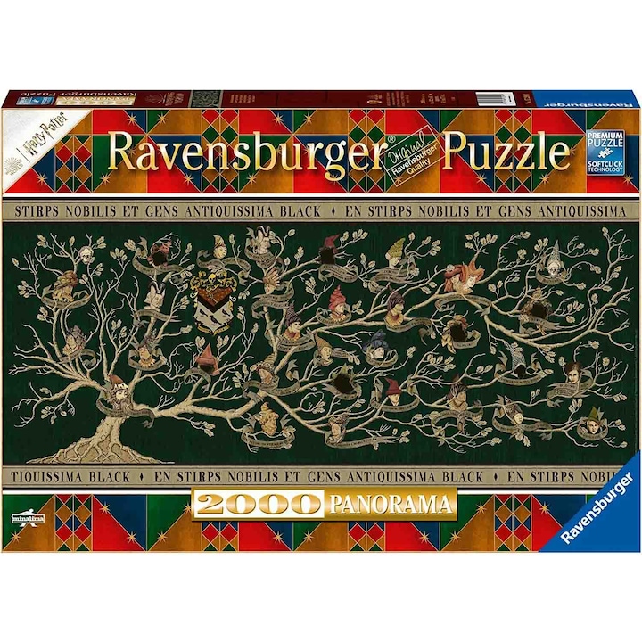 Reducere  RESIGILAT: Puzzle Ravensburger – Harry Potter, Copacul familiei, 2000 piese