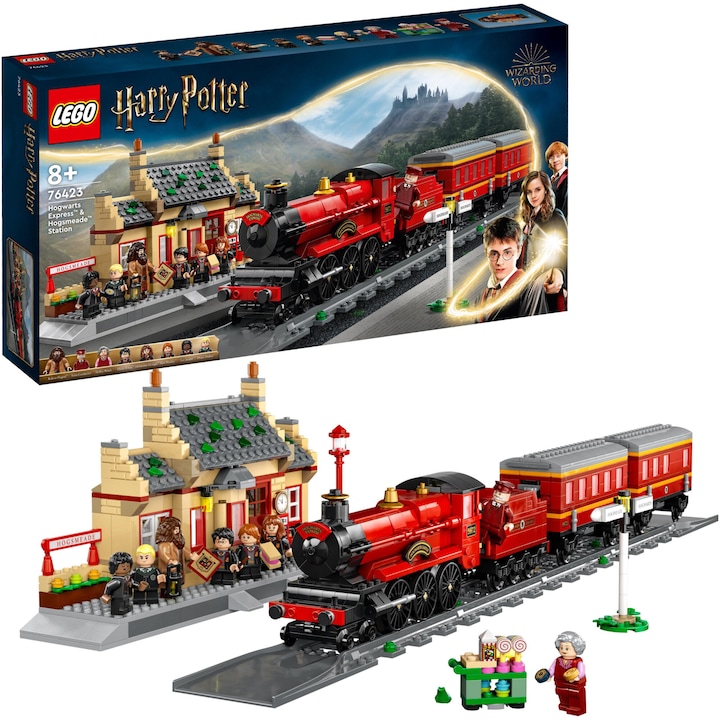 Reducere  RESIGILAT: LEGO® Harry Potter TM – Expresul Hogwarts™ si gara din Hogsmeade™ 76423, 1074 piese