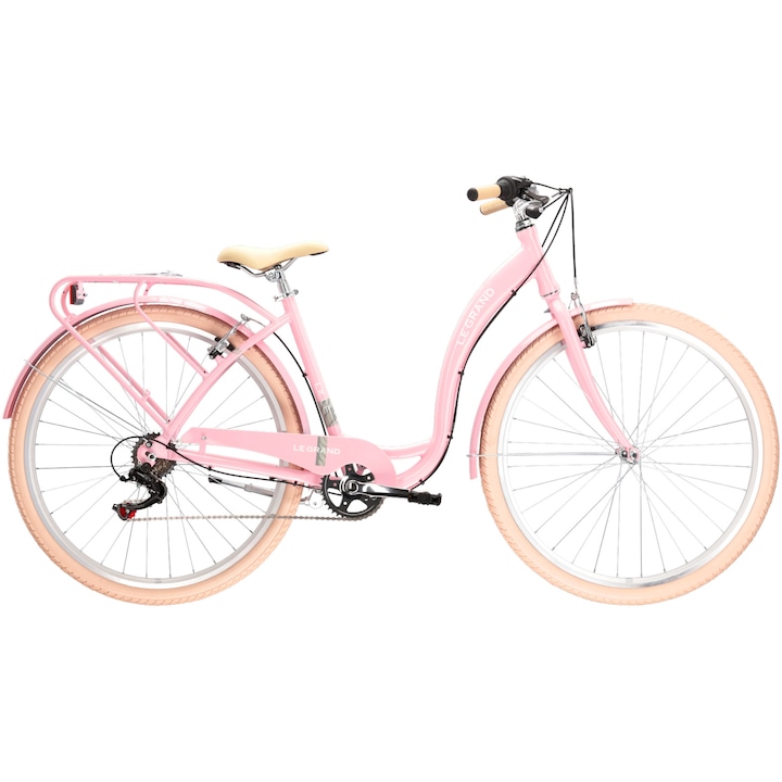 Reducere  RESIGILAT: Bicicleta LG Lille 2 D 28 inch, marime L, pink