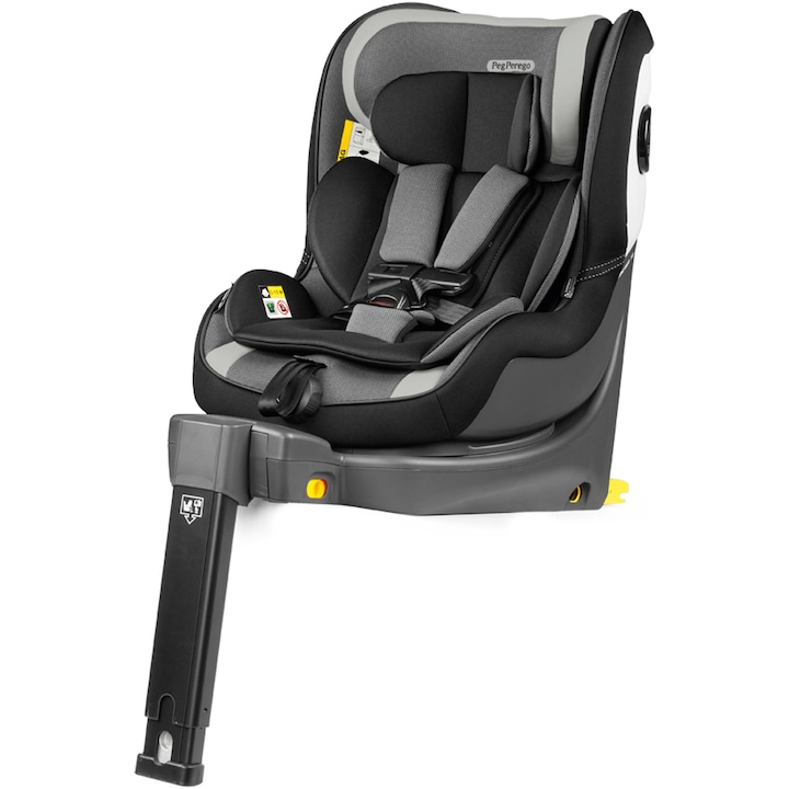 Reducere  RESIGILAT: Scaun auto ISOFIX i-Size Peg Perego Primoviaggio Lunar, 45-105 cm, 360 grade, Gri